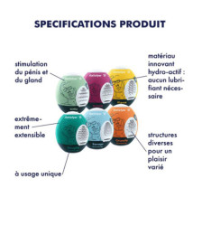 Coffret 6 œufs masturbateur Satisfyer - CC597771